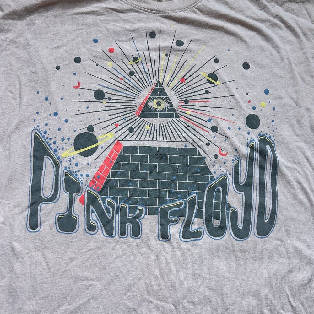 Pink Floyd American Eagle Band Tee Pink Oversized Fit L/XL